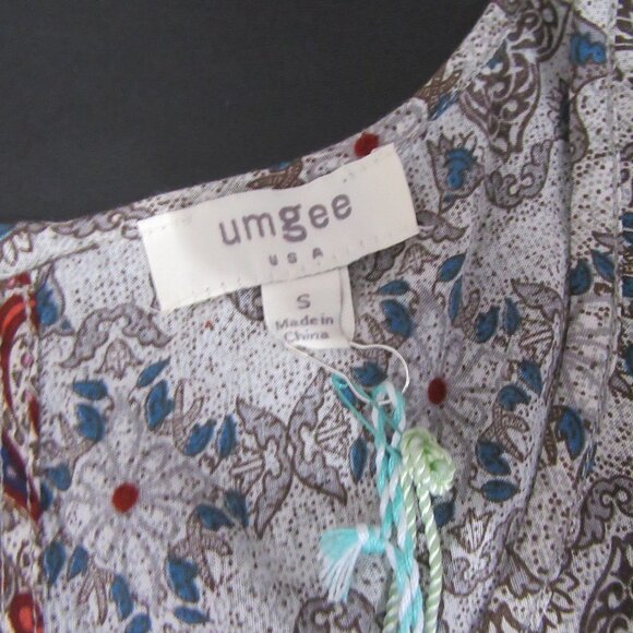Umgee Sleeveless Boho Mini Dress 
New - Picture 6 of 11